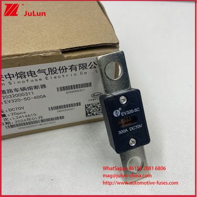 EV320-5C 5X 300A 125A DC70V इलेक्ट्रिक वाहन फ्यूज इलेक्ट्रिक पावर अनुप्रयोगों और समाधानों के लिए यूरोप में बिक्री क्षेत्र