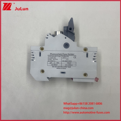 14*51mm gPV 1000VDC 50A फ्यूज टिकाऊ PV फोटोवोल्टिक फ्यूज होल्डर सोलर अनुप्रयोगों और पैनलों के लिए डिस्कनेक्टर