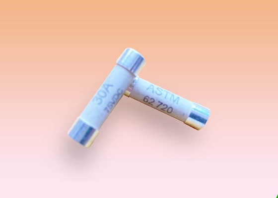 उच्च वर्तमान समय विलंब 63V 6x25mm सिरेमिक ट्यूब फ़्यूज़ UL248-1 / UL248-14